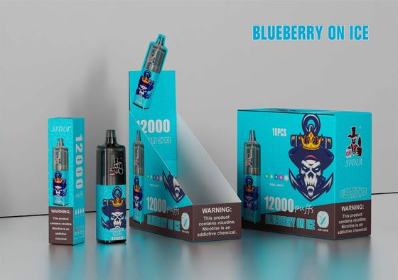 Zwarte Big Puff Vape met 3,7V spanning en 100g gewicht voor high-performance vaping