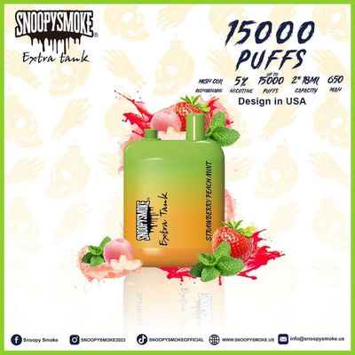 VS Vape Double Tank 1,2 ohm Mesh Coil 15000 puffs 5% Nicotine Fruit Falvors E Cigarette Kit
