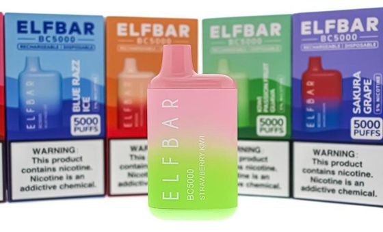 13ml Juice Reservoir Fruit Flavor Elf-Bar Vape BC5000 1.2ohm