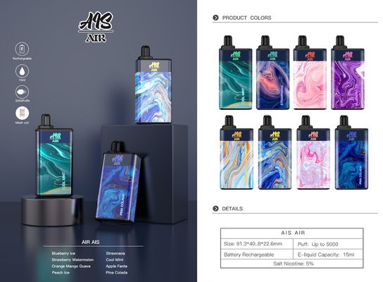 Van Mesh Coil 950mah de Grote Vooraf gevulde E Vloeibare Elektronische Sigaret van de Rookwolkvape 15ml