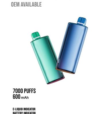 OEM ODM Funky Ti7000 Rookwolken plus de Navulbare Slimme Vape Pen 600mAh van 17ml