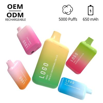 De Rookwolkenoem van de elfbar BC5000 ODM Verstuiver E Cig van Douane de Beschikbare Vape