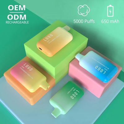 De Rookwolkenoem van de elfbar BC5000 ODM Verstuiver E Cig van Douane de Beschikbare Vape