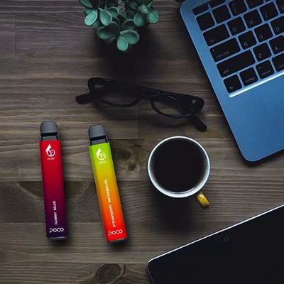 POCO Huge 5000 Puff Wegwerp E-sigaret 2% / 5% Nic Zout Recharger 950mah