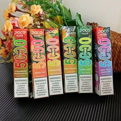 POCO Huge 5000 Puff wegwerp vape pen E sigaret 15 ml voorgevulde vape