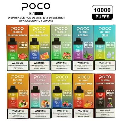 10 stuks per doos 200 stuks per behuizing Big Puff Vape met USB-C oplaadtype en Mesh Coil voor