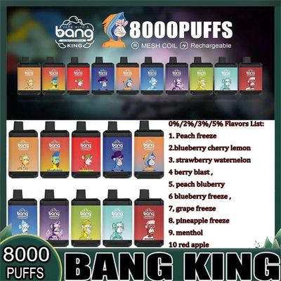 Klapkoning 8000 Navulbaar Pen1.2ohm Type C van Vape van de Veiligheidscode Beschikbaar