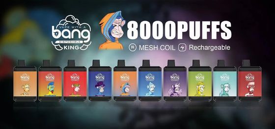 Klapkoning 8000 Beschikbare Vape-Pen 650mAh met e-Vloeibare 16ml