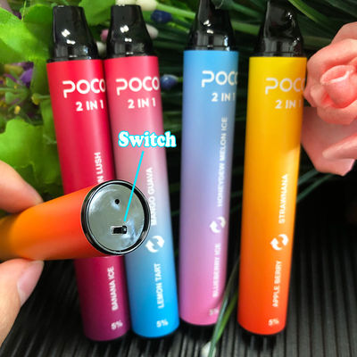 POCO 2 in 1 Elektronische Sigaret e-CIG van Mini Disposable Vape Bar Nicotine