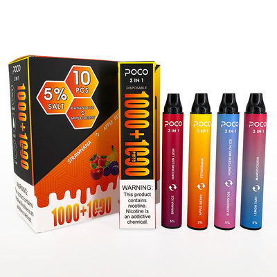POCO 2 in 1 e-CIG Draagbaar Peulsysteem Mini Disposable Electronic Cigarette 50g