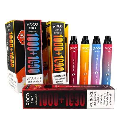 POCO 2 in 1 e-CIG Draagbaar Peulsysteem Mini Disposable Electronic Cigarette 50g