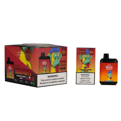 Bang King 8000 Bladerdeeg Wegwerp Vape Pen Oplaadbare E Sigaret 65 g/stk