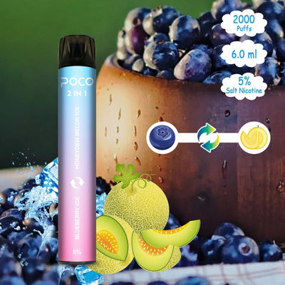 POCO 2 in 1 Elektronische Sigaret e-CIG van Mini Disposable Vape Bar Nicotine