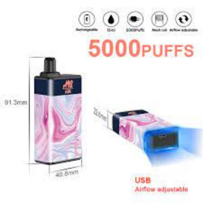 SUS304 het fruit bracht Beschikbare Elektronische Vape-Sigaret15ml 5000 Rookwolken op smaak