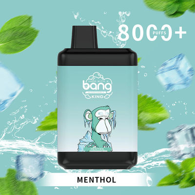 Van de de Fabrieksvoorraad van Spanje Populaire van de de Klapkoning 8000puffs Ecig 2%3%5% Beschikbare de Nicotine Navulbare Damp