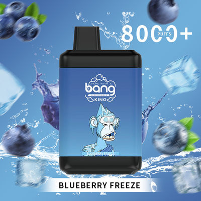 Van de de Fabrieksvoorraad van Spanje Populaire van de de Klapkoning 8000puffs Ecig 2%3%5% Beschikbare de Nicotine Navulbare Damp