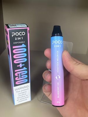 Poco 2 in 1 van het de Rookwolkcbd Beschikbare Vape Apparaat van 2000 Nicotine 5%