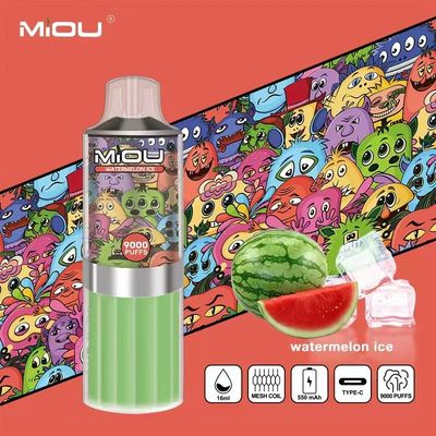 MIOU 9000 CBD wegwerpapparaat 18 ml E-Liquid voorgevulde pod vape