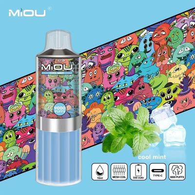 MIOU 9000 18 ml Wegwerp Vape E Liquid Voorgevulde Variëteit Geruchte