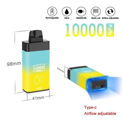 20 ml E Liquid 650mah Type C Oplaadbare verpakking 200 stuks per doos
