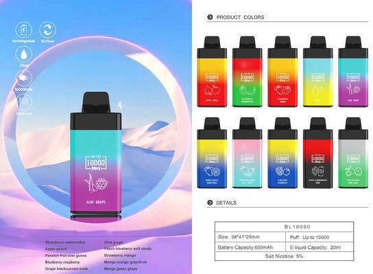 POCO BL10000 Big Puff Vape Draagbare Vruchten Smaak Wegwerp E Sigaret 78g