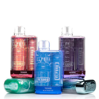 TE5000 13,5 ml wegwerp vape voorgevuld tot 5000 puffs mesh spoel