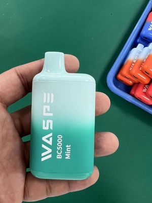 5000 Puffs Waspe Oplaadbare wegwerppen met 13 ml voorgevulde sap