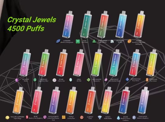 Custom Crystal 4500 wegwerp vape 12 ml voorgevuld tot 4500 Puff Pod