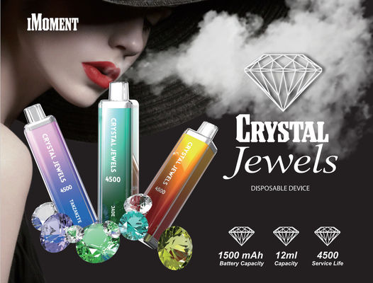 Custom Crystal 4500 wegwerp vape 12 ml voorgevuld tot 4500 Puff Pod