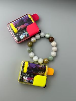 1.2ohm Mesh Coil Doorzichtige doos wegwerp vape 7000 Puffs Voorgevulde Pod Vape
