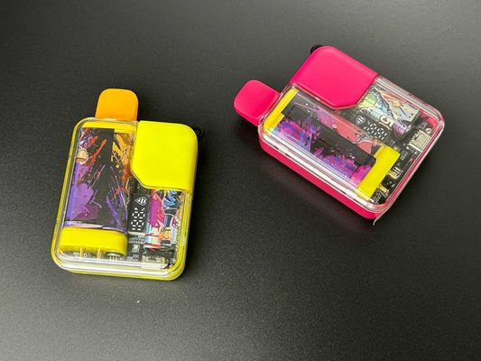 1.2ohm Mesh Coil Doorzichtige doos wegwerp vape 7000 Puffs Voorgevulde Pod Vape