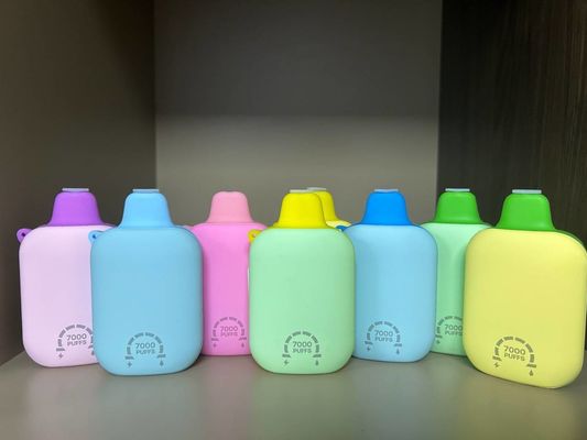 7000 Puffs OEM Vape Smart Screen 12ml 650mAh Oplaadbaar Met 50mg Zout Nicotine
