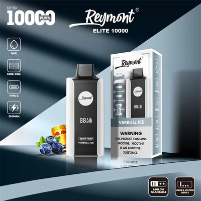 Elite 10000 Puffs Wegwerp vape 2% Nic zout voorgevulde weerstand 1,2 ohm mesh spoel