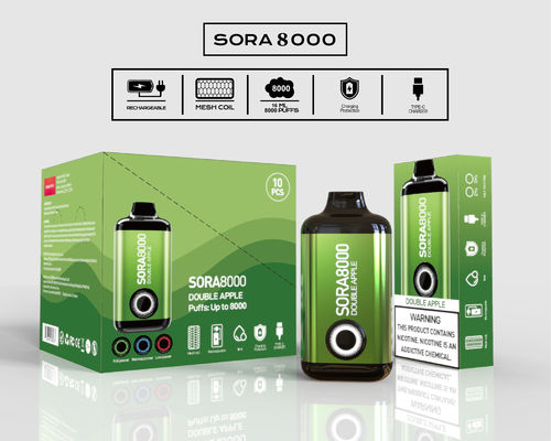 Sora000 Puffs Wegwerps sigaretten 1,1 ohm 14 ml voorgevulde sap
