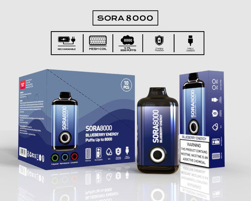 Sora000 Puffs Wegwerps sigaretten 1,1 ohm 14 ml voorgevulde sap