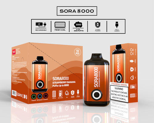 8000 puffs Fruit Flavors Vape De ultieme vaping ervaring