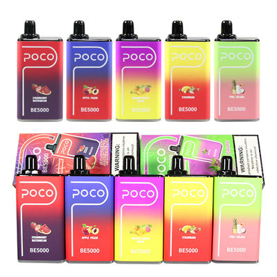 POCO BE5000 Puffs 14ml E Juice Vape Pen 1200mAh Wegwerp Vape E Sigaren