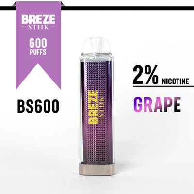 600Puffs Wegwerp Vape Pen met 2% nickel voor Vaping Experience in Display Box