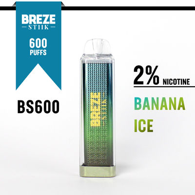 600Puffs Wegwerp Vape Pen met 2% nickel voor Vaping Experience in Display Box