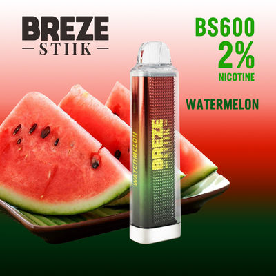 600Puffs Wegwerp Vape Pen met 2 ml E-Liquid en 500mAh batterij