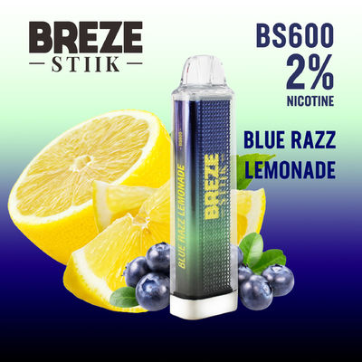 600Puffs Wegwerp Vape Pen met 2 ml E-Liquid en 500mAh batterij
