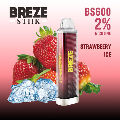 600Puffs Wegwerp Vape Pen met 2 ml E-Liquid en 500mAh batterij