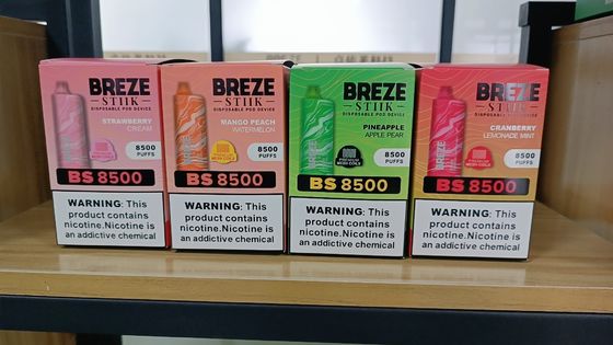 600mAh batterij Vape voor hoge nicotine sterkte 20/50mg