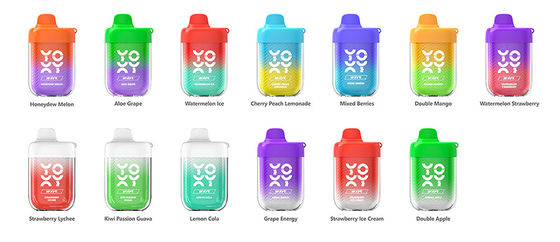 Hoogwaardige elektronische sigaret YOXY 9000 puffs met 15 ml E Liquid
