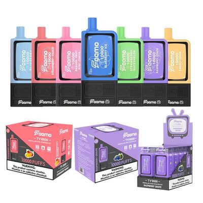 Batterij 650mAh POD Wegwerp vape met meer dan 10000 puffs en 5% Nic-sterkte