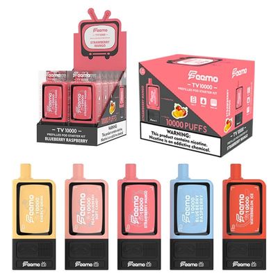 5% Nic Strength POD wegwerp vape met zijdelingse AFC en mesh coil topfiller cartridge