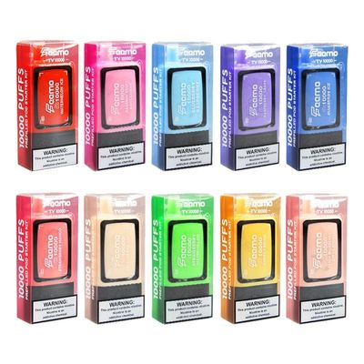 Meer dan 10000 puffs POD Wegwerp vape met 20 ml cartridgecapaciteit en Type-C opladen