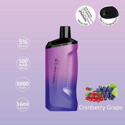 15 ml E-Liquid POCO 5000 Puffs Device 5%nic voor glad