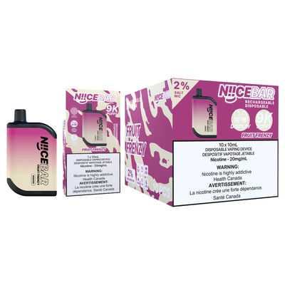 15 ml E-Liquid Capacity Single Vaping Device Niice Bar 9000 met anti-lekkage ontwerp