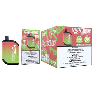 USB Type-C opladen Big Puff Vape Met 15 ml Ejuice Capaciteit En 0% Nic